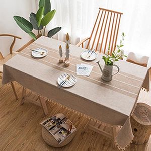 Nappe de table anti tache aspect lin rouge | Franse Tafelkleden