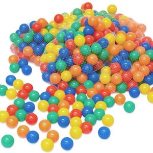 LittleTom 200 Boules color/ées /Ø7cm piscines Enfant m/élange de 5 Couleur