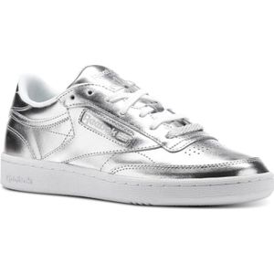 BASKET Baskets - REEBOK - Club C 85 - Femme - Argent - Co