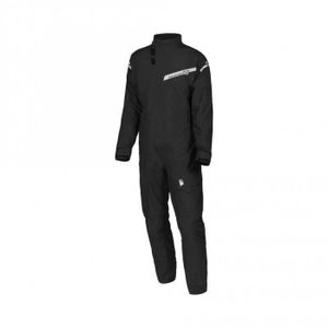 ProtectWEAR Combinaison Imperméable Moto 2 Pièces Noire - Veste Et Pantalon RK Taille 4XL