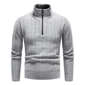 PULL Pull homme,Col Roulé Tricot Hauts Pull,Manches Lon