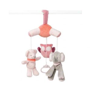 peluche bébé musical rose -Cadeau de naissance pas cher