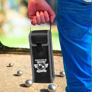 SACOCHE SEMI-RIGIDE POUR 3 BOULES DE PÉTANQUE ROUGE KOODZA