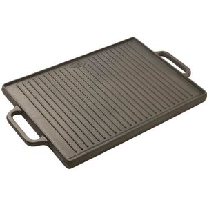 ACCESSOIRES Plancha-grill professionnelle réversible en fonte - VISIODIRECT - 500*350 mm - Métal - Plancha grill