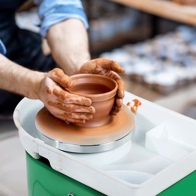 TOUR DE POTIER la machine de poterie de céramique argile faisant bricolage  artisanat （UE Plug 100-240V） BOH - Cdiscount Beaux-Arts et Loisirs créatifs