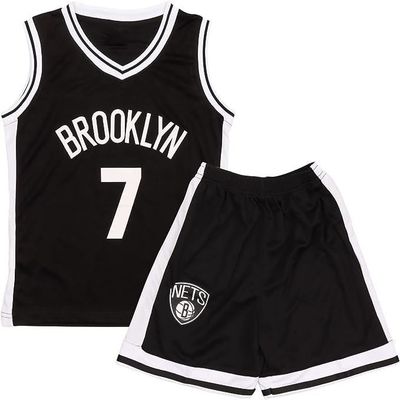 2 Pièces Maillot Basketball Enfant,Maillot Sans Manches + Pantalon  Court,Tenue Basket Enfant Garçon et Fille - Avec numéro 7 - noir -  Cdiscount Sport