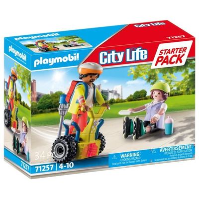 Playmobil City Action 4180 pas cher, Valisette pompier / accessoires