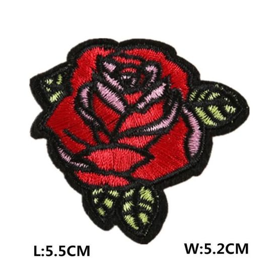 12 Patchs Dentelle Brodée Or - Appliques Florales à Repasser - Pour Vêtements Et DIY