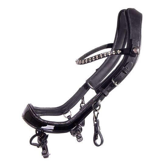 Bridon PFIFF Lilly – Licol Ajustable En Matériau Naturel, Avec Strass, Pour Cheval De Jeu Ou Poney Shetty