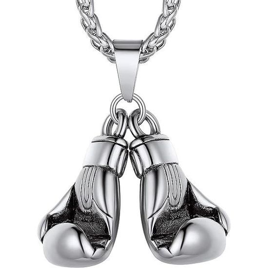 Collier Saint Benoît Homme En Acier Inoxydable 316L | Pendentif Croix Protection Chaîne Ajustable