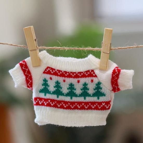 Poupée en peluche Mère Noël avec une photo de son visage