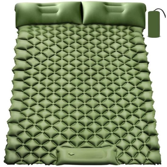 Matelas Autogonflant Camping - 198x68x9 Cm, Ultra Léger, étanche, Avec Housse De Transport