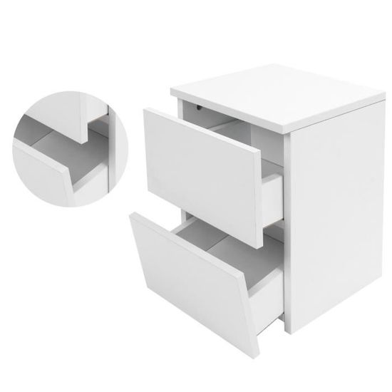 TABLE DE CHEVET Moderne En Bois Pour Chambre à Coucher Avec Tiroir Coulissant Od EUR 79,95