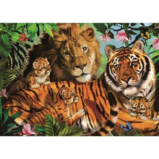 Puzzle Adulte Lion Avec Tigre Et Son Bebe 1000 Pieces Collection Animaux Sauvages Cdiscount Jeux Jouets Puzzle Adulte Lion Avec Tigre Et Son Bebe 1000 Pieces Collection Animaux Sauvages Cdiscount Jeux Jouets