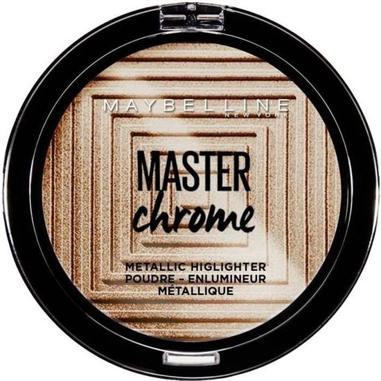 Poudre Enlumineur Maybelline Master Chrome 100 Molten Gold - 9g Neuf