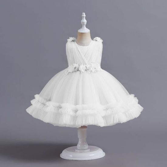 Robe De Cérémonie Pour Fille En Dentelle - Pour Baptême, Mariage, Concours (Collection 2025)