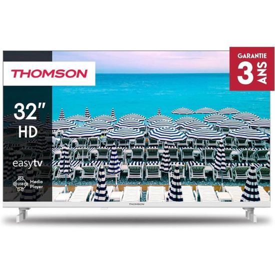 TV LED Smart Tech 24 Pouces HD – 24HN01V3CA (Noir, Classe E, USB/HDMI)