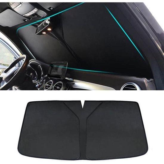 Pare-soleil Pour Pare-brise Voiture 145x82 Cm - Pliable, Avec Mémoire De Forme, Protection UV Et Chaleur - 4