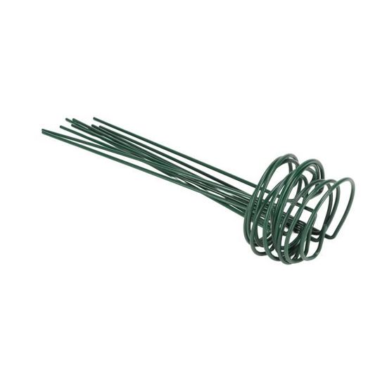 Lot de 10x Tuteurs Plantes - 11 x 1500 mm - en Vert - en Métal Lot de 10x Tuteurs Plantes - 11 x 1500 mm - en Vert - en Métal