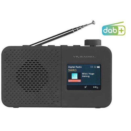Radio numérique nomade DAB+/FM avec hautparleur 2 W DOR245