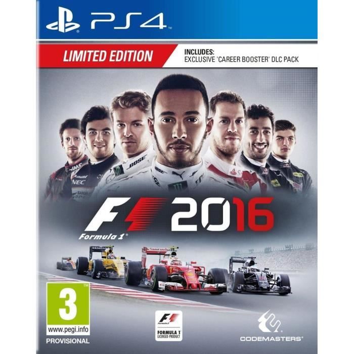 F1 2016 Edition Day One Jeu PS4