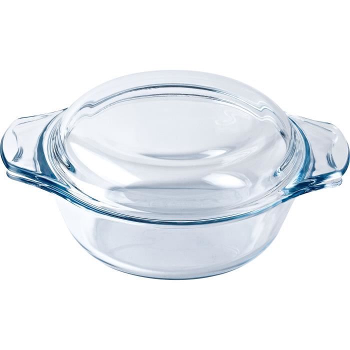 PYREX Cocotte ronde Classic Glassware 1,3 L transparent Cdiscount Maison