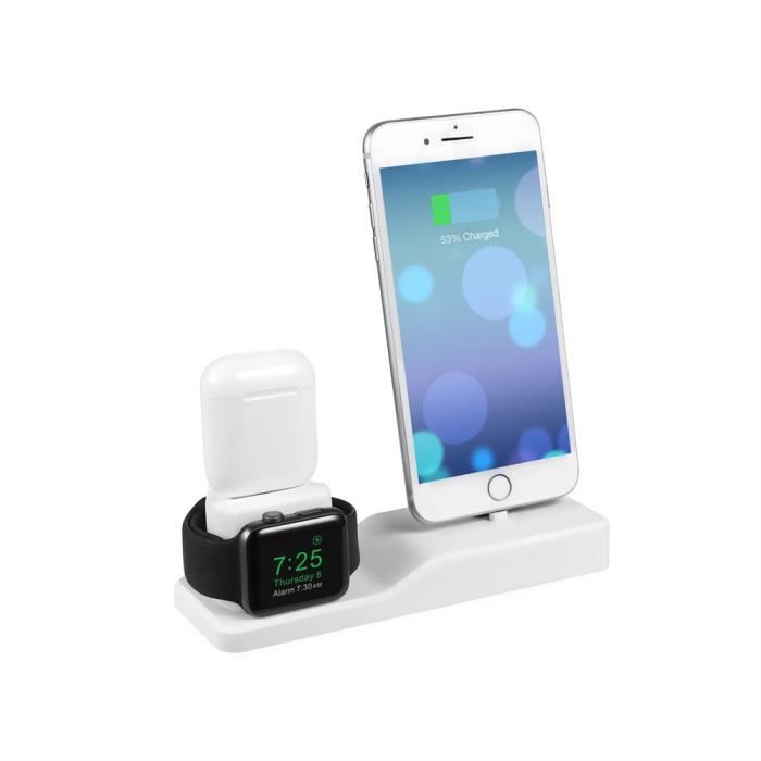 MONTRE OUTDOOR Support de station d'accueil pour iPhone pour Apple Watch pour Airpods 3 en 1 bg64 SDF64