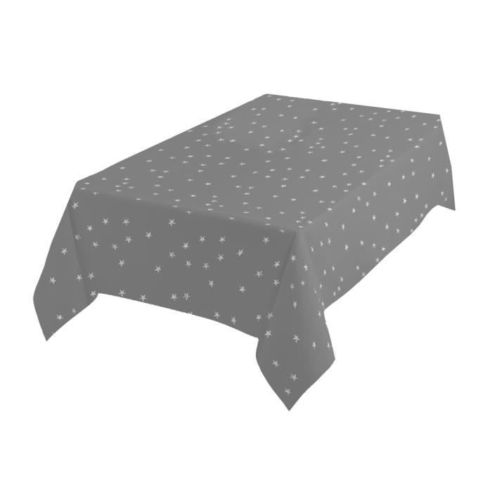 Nappe ETOILE ARGENT 150X300