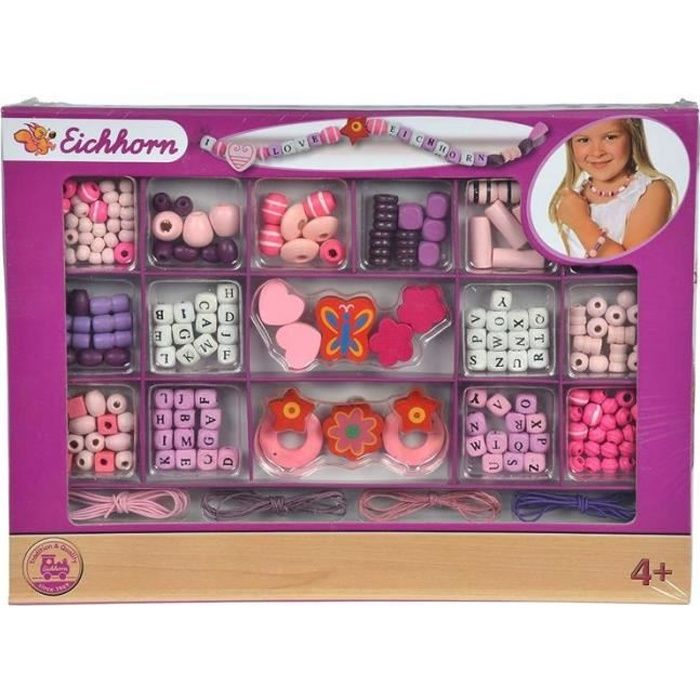 Simba Toys 100003425 1 x Simba Eichhorn - Perles en bois - Les lettres de l'alphabet