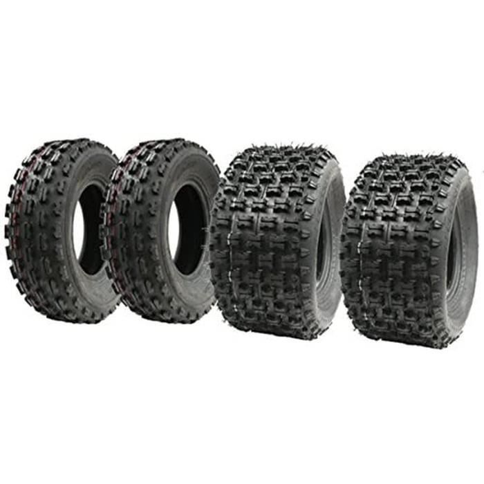Ensemble de Quatre Slasher Quad Pneus 21x7-10/20x10-9 Wanda Course Route Légal E Marqué