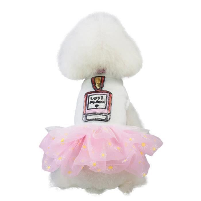 Manteau Pet printemps et le parfum d'été Imprimer Robe Costumes pour chien Pet vêtements pour chiens 10 Pr54591