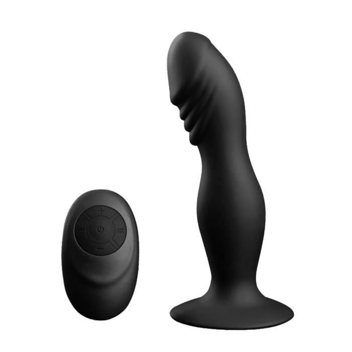 Vibromasseur de Massage de la Prostate pour hommes Silicone étanche Plug Anal vibrateur perles Anal jouets-Type with remote