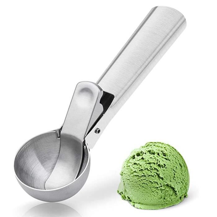 Boule à glace en acier inoxydable - Boules à glace Boules à fruits Boule à glace antiadhésive Cuillère à glace