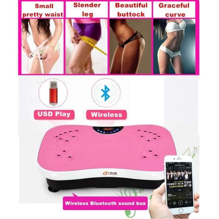 PLATEFORME VIBRANTE - PLAQUE VIBRANTE LIBWX Fitness Workout Platform Workout Machine - Équipement d'exercice pour la Ma262