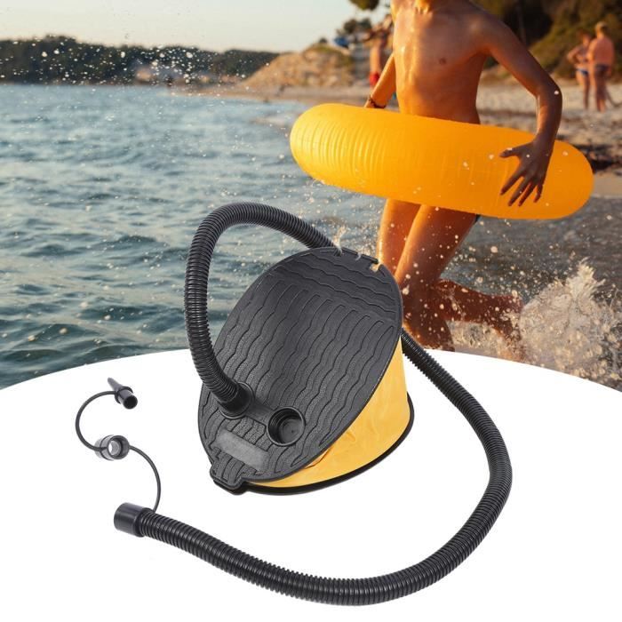 Pompe à pied Gonfleur d'air Grand volume pour bateaux gonflables Lits Anneaux de bain-TIP