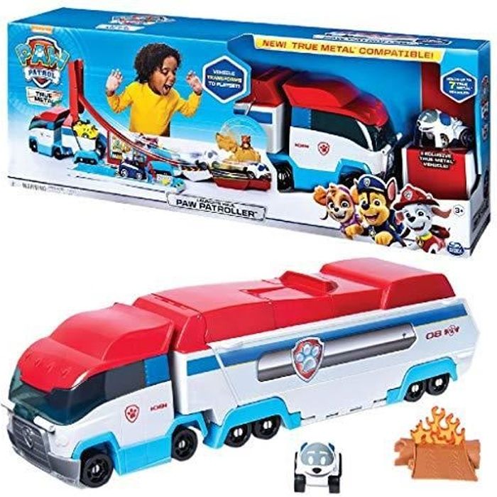 Paw Patrol - 6053406 - Jeu enfant - Pat' Patrouilleur 2 en 1 Playset True Metal - La Pat' Patrouille 6053406