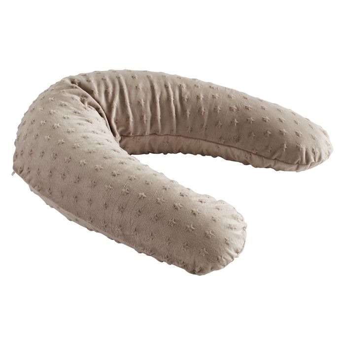 P'tit Lit - Coussin de Maternité Évolutif - 4 en 1 : Grossesse - Allaitement - Nid douillet (Housse Incluse) - Garnissage fibres