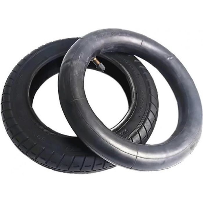 Pneu de roue scooter électrique Tube caoutchouc pour le tube Xiaomi M365 PRO Gonflage 10 pouces extérieure 8,5 interne noir