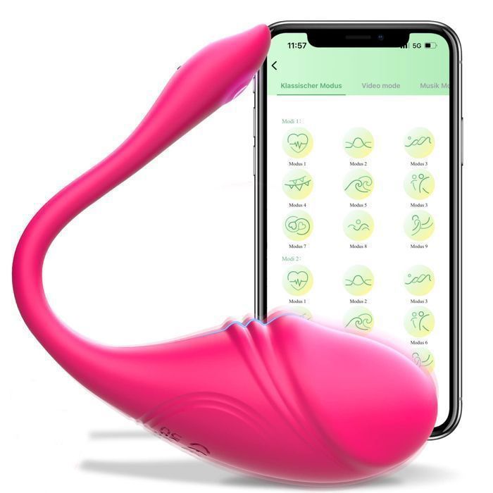 vibromasseur clitoris Vibro avec stimulation clitoris et point G - Violet main image 1