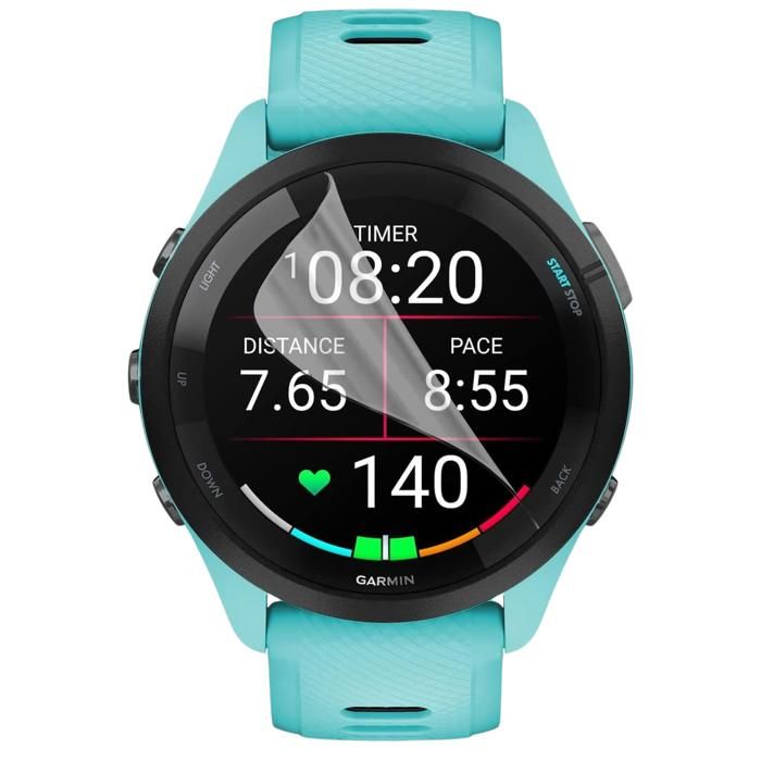 2 Films Protecteurs D'écran Pour Garmin Forerunner 245 - Anti-rayures, Lavables, Made In Germany