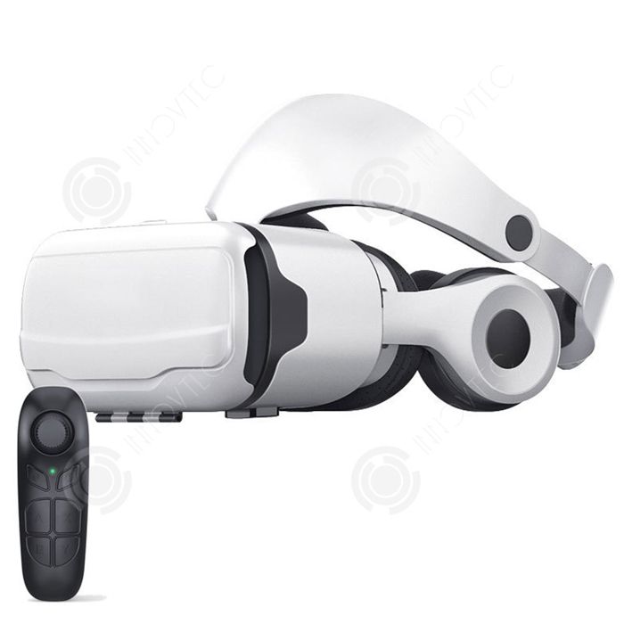 Casque vr 1080p double système de réglage 3D 360 degrés visite realite — free download