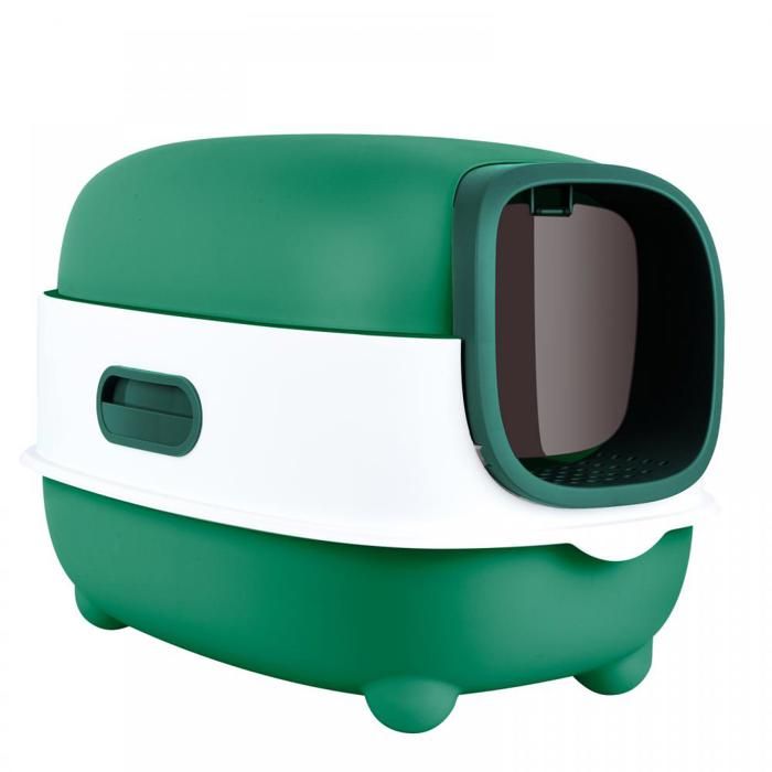 Meilleurs prix pour XJING-Litter bac à litière pour chats autonettoyants, en plastique, avec un sac de déodorisation-40*39*56cm