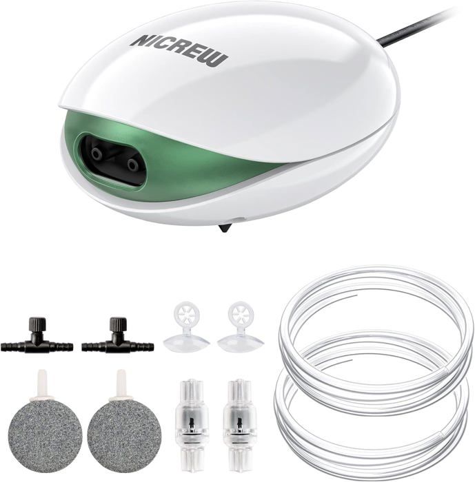 Comparer les prix de Pompe À Air Aquarium Jusqu'À 400 L,Bulleur Aquarium Ultra-Silencieuse