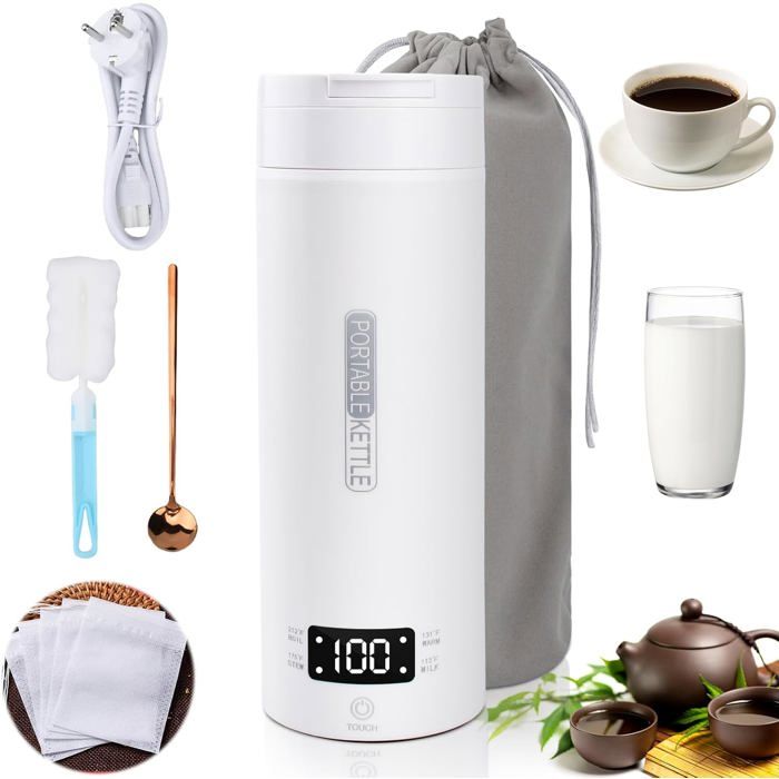 Bouilloire Électrique De Voyage Portable De 500Ml,Petite Tasse Eau De Bouilloire Électrique De Voyage Portable De 500Ml,Petite Tasse Eau De