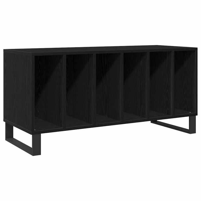 YUN@Buffet Bas Bahut Armoire Commode Sidebord à enregistrement Noir Chêne 100x38x48 cm - bois dingénierie @978@