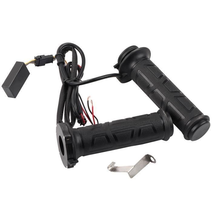 Poignées Chauffantes Moto USB 5V - 3 Niveaux De Température (50°C à 70°C) - Guidon 22 Mm - Tissu Kevlar