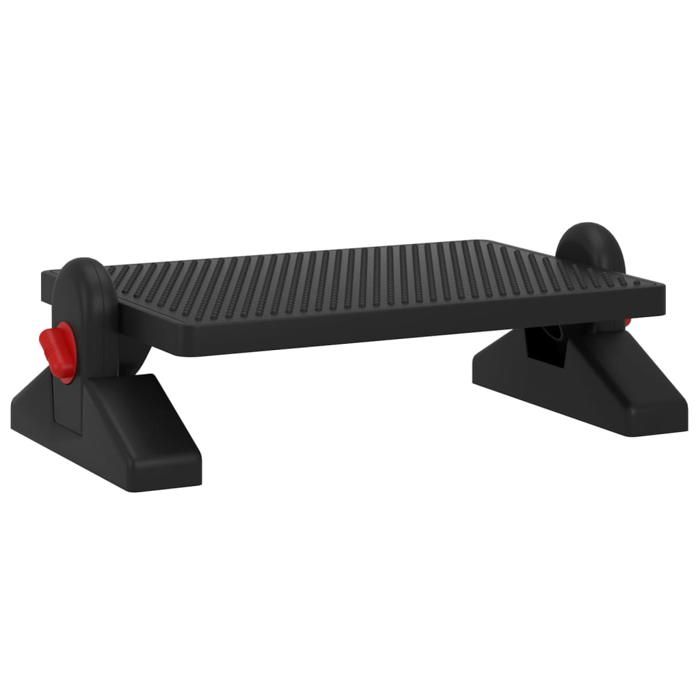 Black Friday Repose-pieds - BURKE - MEUBLE SIEGE - Noir 50x30 5x17 cm PP297