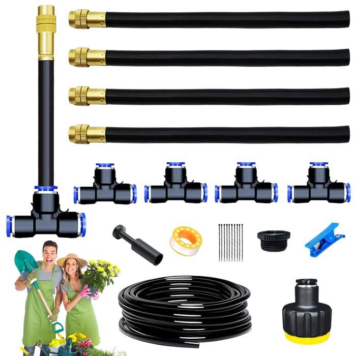 360° Curved Garden Automatic Irrigation System,Kit arrosage automatique ...