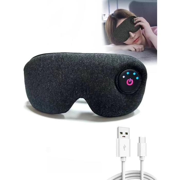 Masque oculaire chauffant pour yeux secs masque oculaire chauffant électrique sans fil USB pour blépharite chalazion