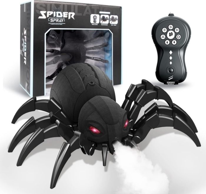 Araignée Télécommandée - Robot RC Grimpe Murs Et Plafonds, Cadeau Enfant Halloween